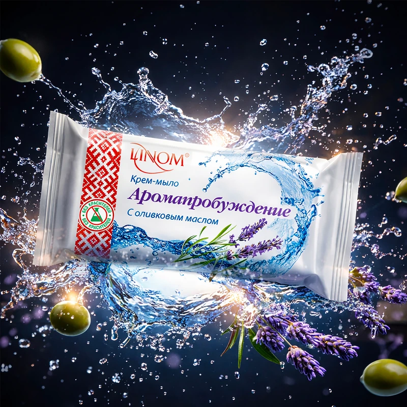 Крем-мыло "Аромапробуждение", Linom, 100 г