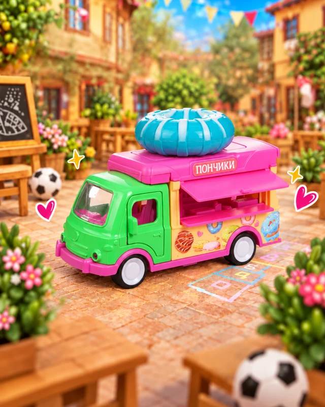 Игрушка "Фургончик", Play the Game, в ассортименте