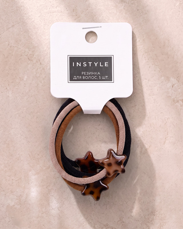 Резинка для волос, INSTYLE, 5 шт., в ассортименте