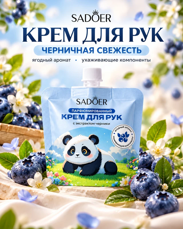 Крем-уход для рук парфюмированный, SADOER, 30 г, в ассортименте
