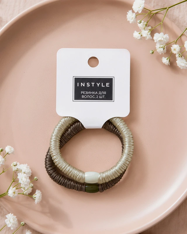 Резинка для волос, INSTYLE, 2 шт., в ассортименте