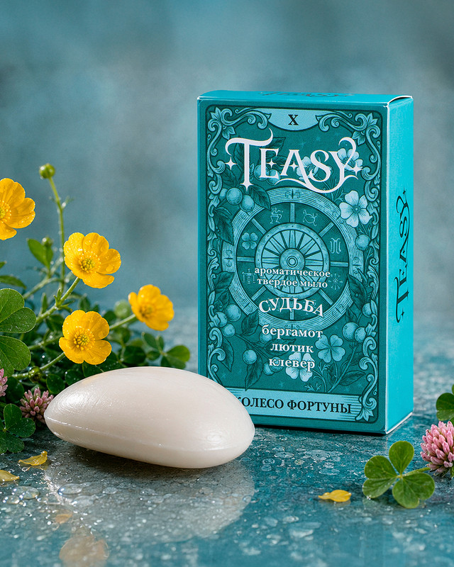 Ароматическое твёрдое мыло, Teasy, 90 г, в ассортименте