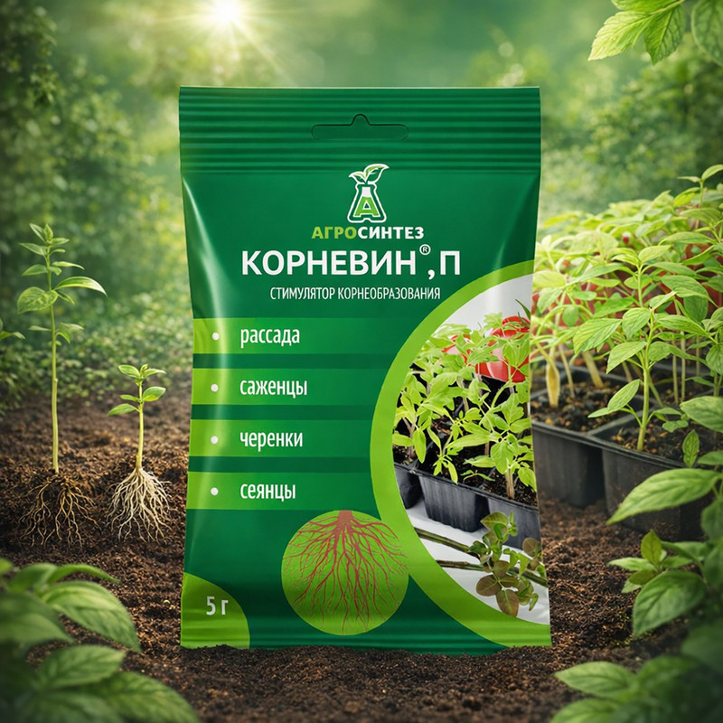 Стимулятор корнеобразования "Корневин", Агросинтез, 5 г