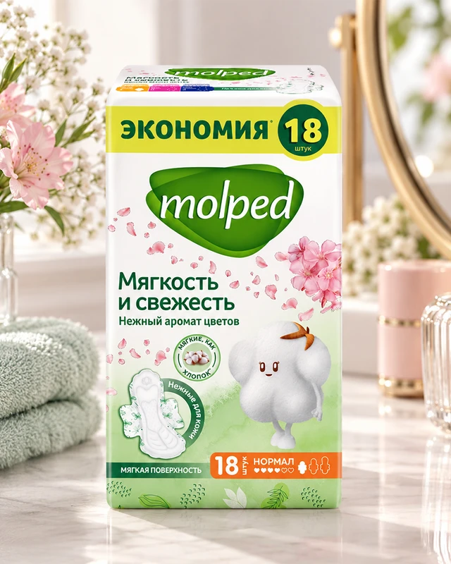 Прокладки "Normal", Molped, 18 шт.