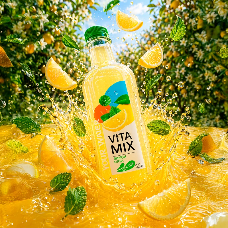 Напиток негазированный "VITA MIX", черешня, 0,5 л