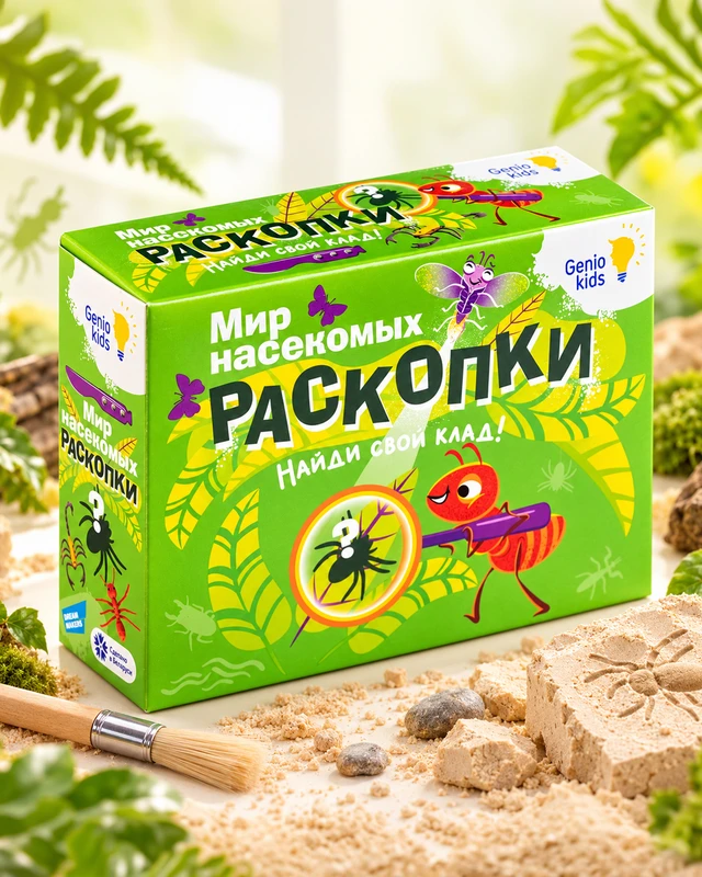 Набор для детского творчества "Раскопки", Genio Kids-Art, в ассортименте