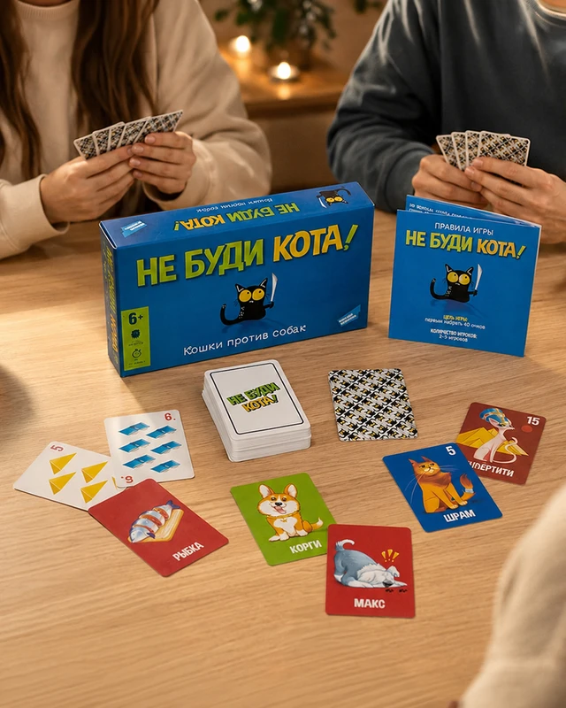 Игра настольная "Не буди кота", DREAM MAKERS