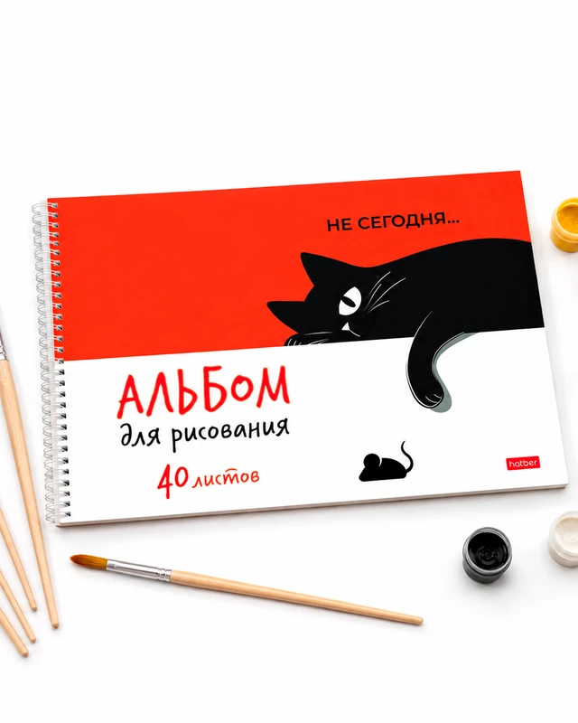 Альбом для рисования, 40 листов, в ассортименте