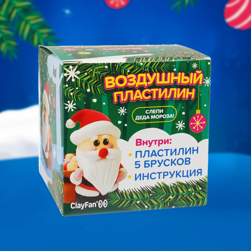 Набор для творчества "Воздушный пластилин", ClayFan, в ассортименте