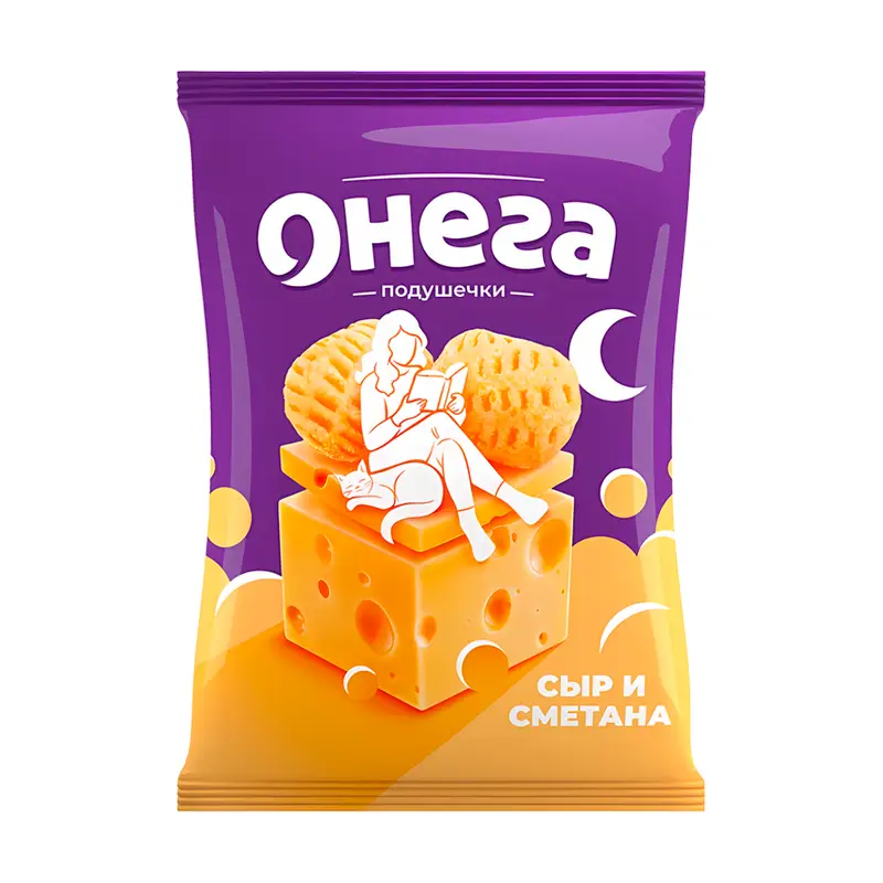 Сырные подушечки, Онега, сметана и сыр, 70 г