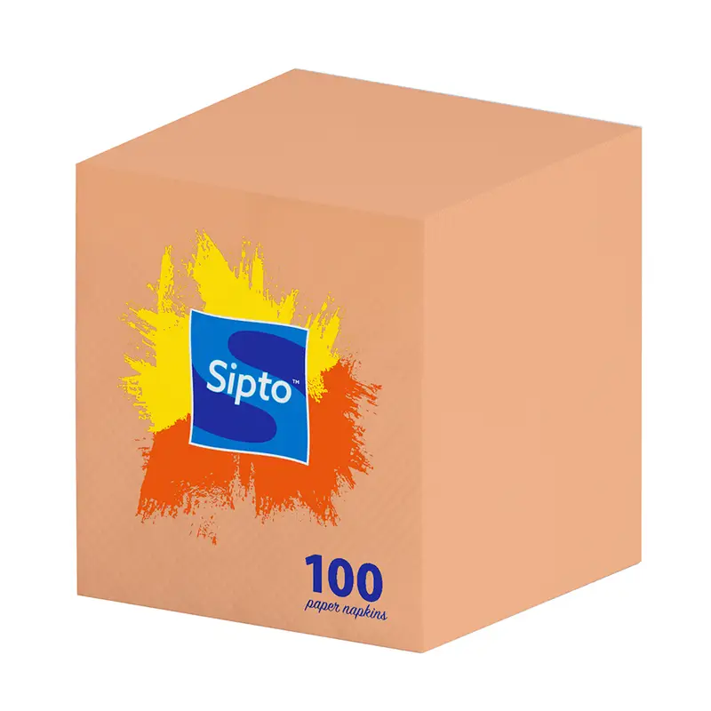 Салфетки бумажные, Sipto, 100 шт., в ассортименте