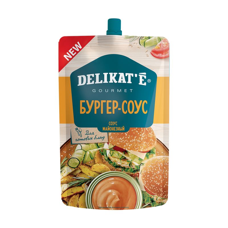 Соус майонезный "Бургер-соус", DELIKAT’E GOURMET, 210 г
