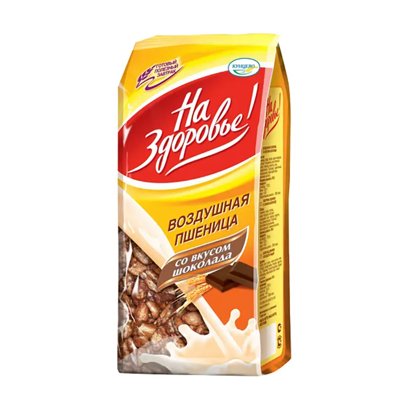 Воздушная пшеница, На здоровье, со вкусом шоколада, 100 г