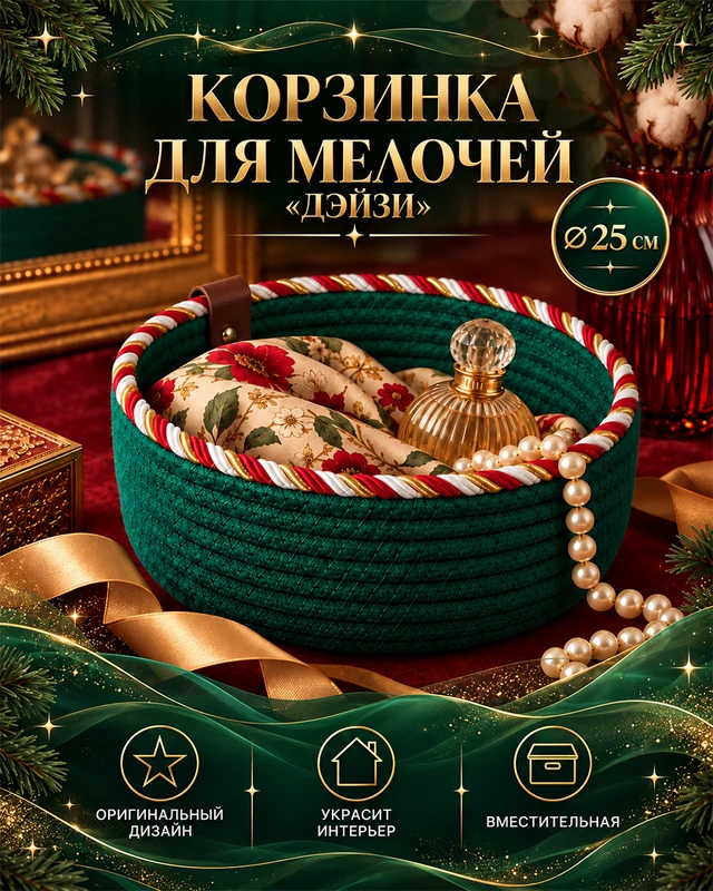 Корзинка для мелочей "Дэйзи", 25 см