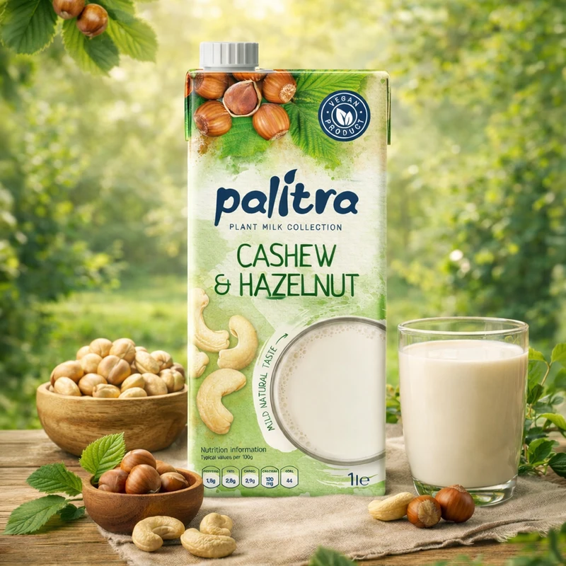 Напиток ореховый, Palitra, кешью-фундук, 1 л