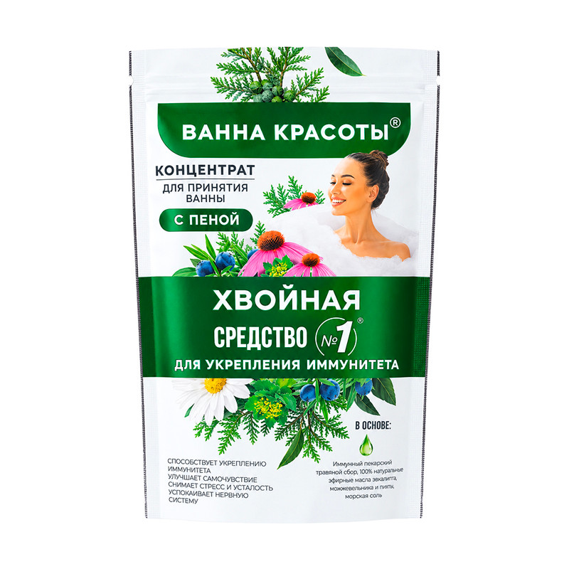 Концентрат с пеной, Ванна красоты, 250 мл, в ассортименте