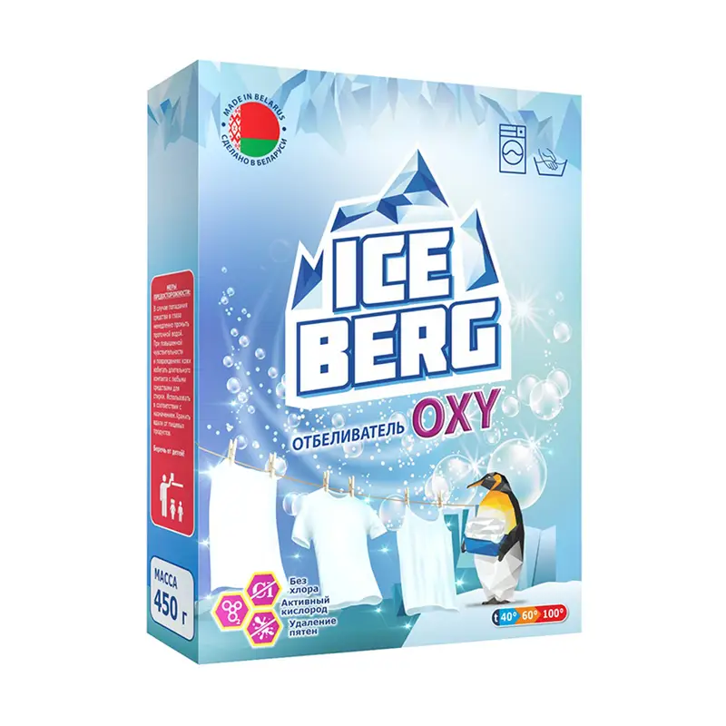 Отбеливатель "OXY", ICEBERG, 450 г