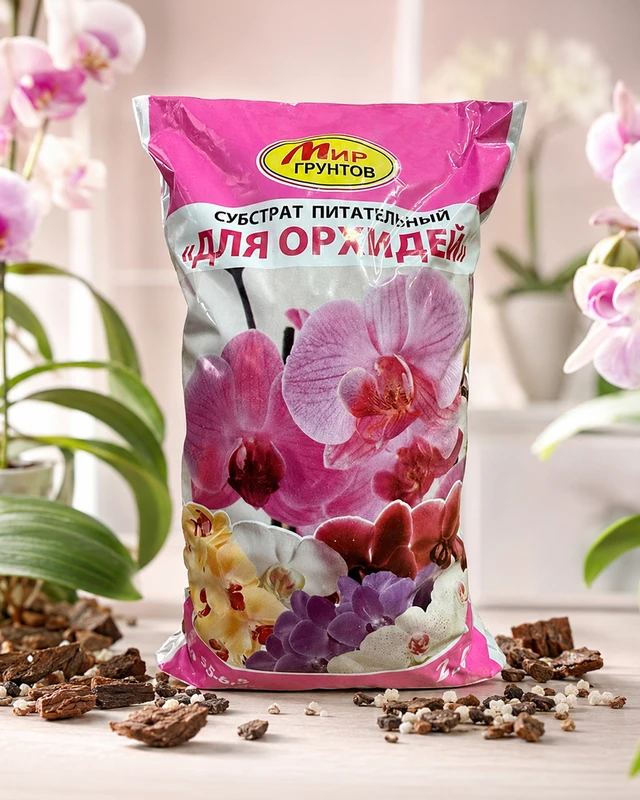 Грунт питательный "Для орхидей", Мир грунтов, 2 л