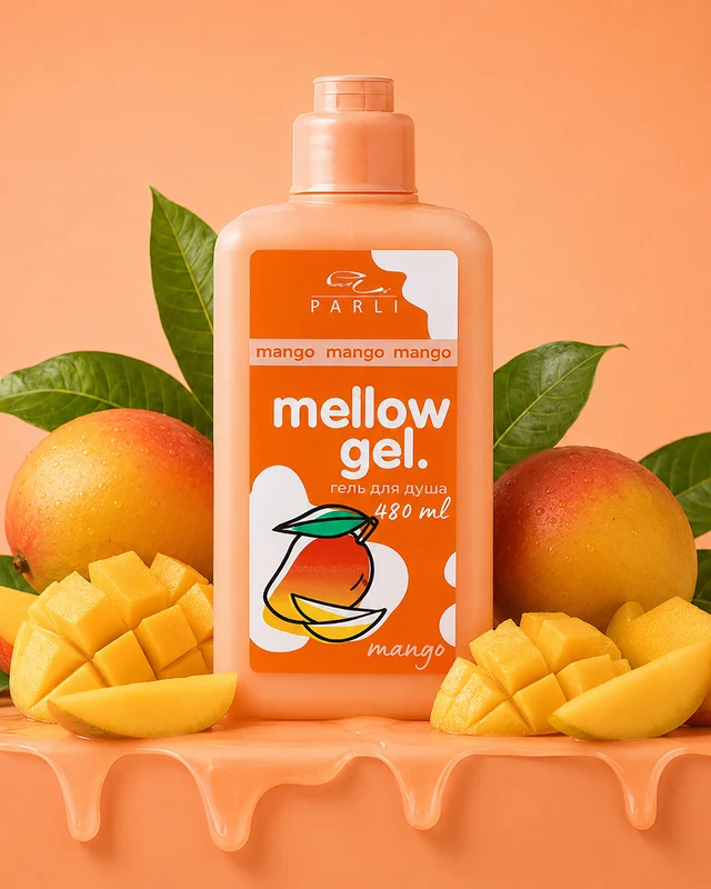 Гель для душа "Mellow Gel", 480 мл, в ассортименте