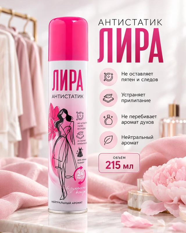 Антистатик "Лира", 215 мл