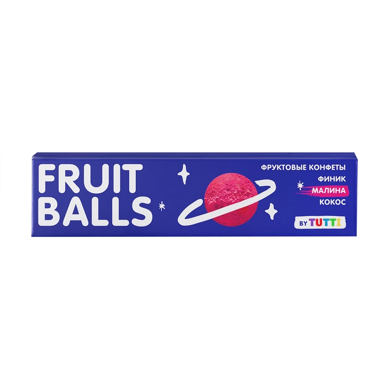 Снек фруктовый, FRUIT BALLS, 38 г, в ассортименте