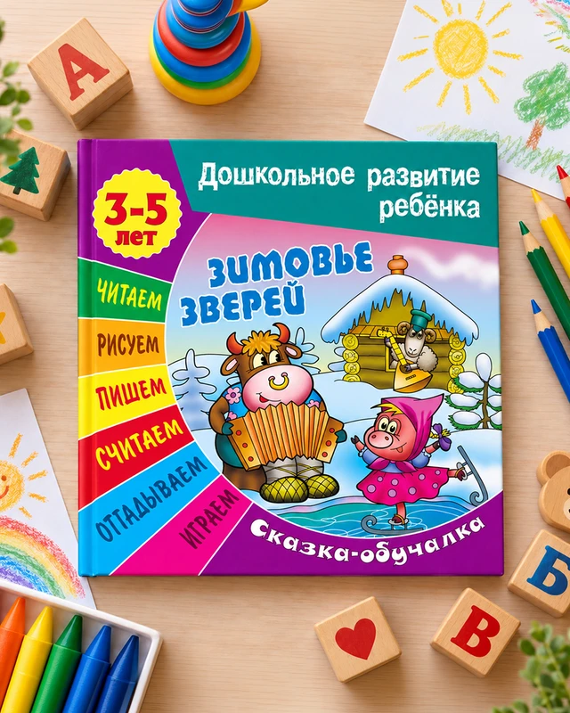Сказка-обучалка "Дошкольное развитие ребёнка", в ассортименте