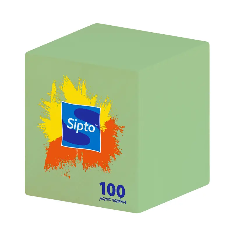 Салфетки бумажные, Sipto, 100 шт., в ассортименте