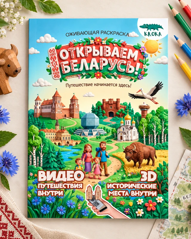 Оживающая раскраска "Smart", KROKA, в ассортименте