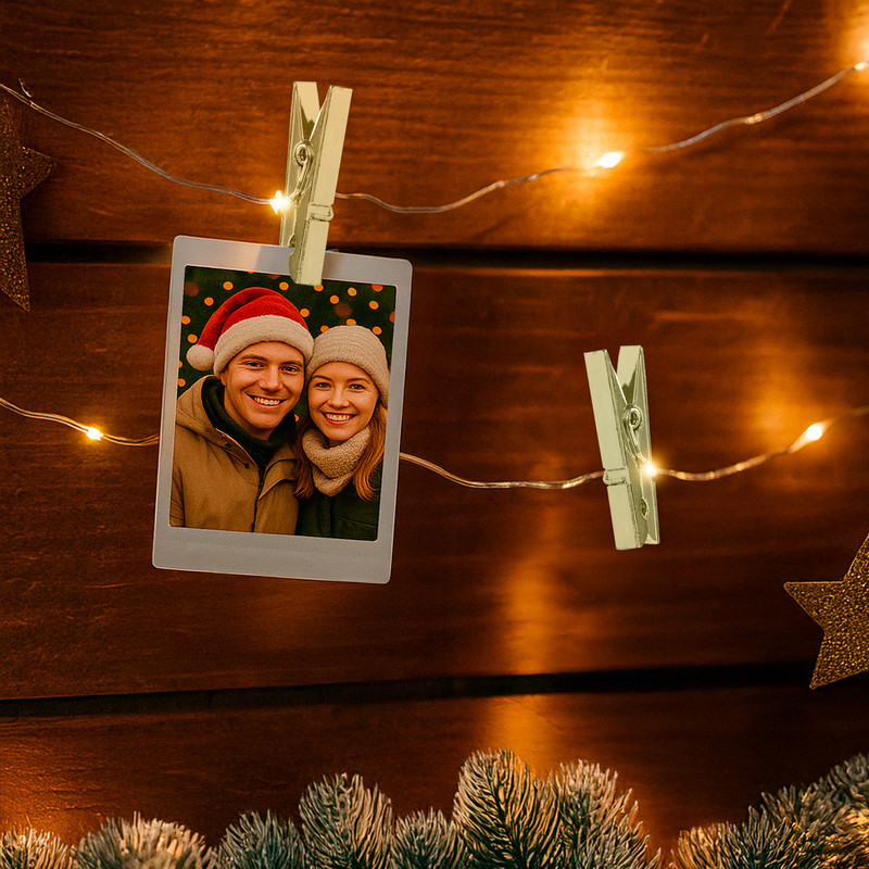 Гирлянда с прищепками "MOMENTS", 3 м, 15 LED, в ассортименте