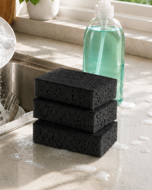 Губки для посуды, BonHome, 5 шт., в ассортименте