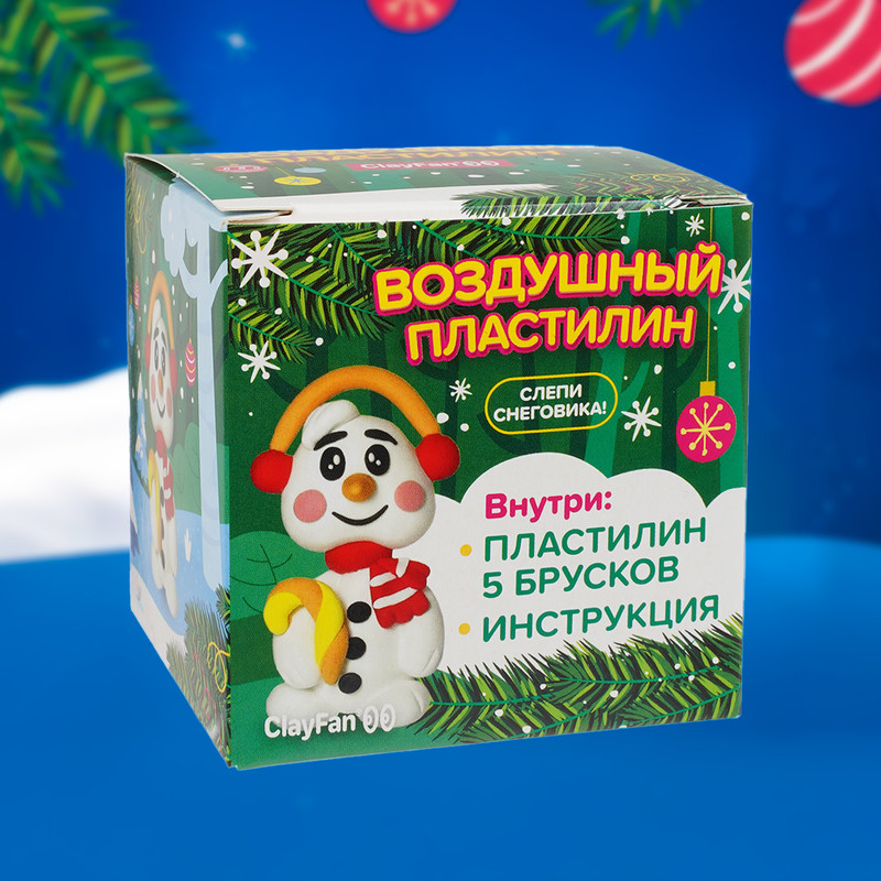 Набор для творчества "Воздушный пластилин", ClayFan, в ассортименте