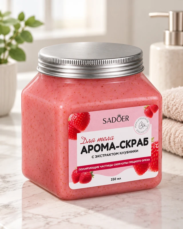 Скраб для тела, SADOER, 350 мл, в ассортименте