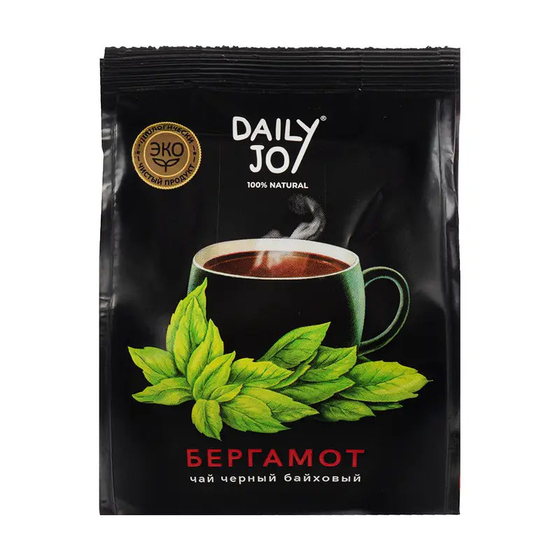 Чай чёрный байховый "Бергамот", Daily Joy, 100 г