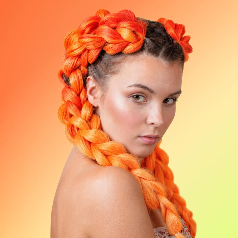 Канекалон (искусственные волосы), 100 г, 130 см, в ассортименте