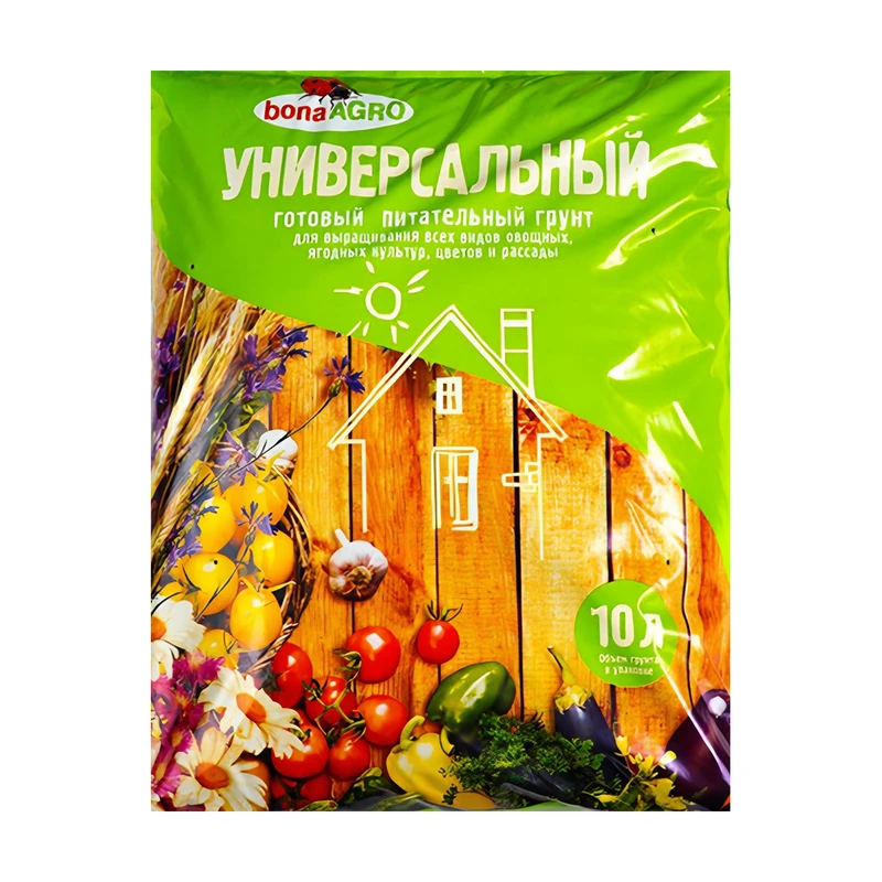 Грунт, bonaAGRO, универсальный, 10 л