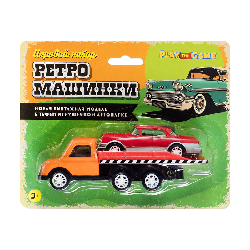 Игровой набор "Ретро-машинки", Play the Game, в ассортименте