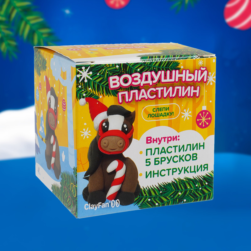 Набор для творчества "Воздушный пластилин", ClayFan, в ассортименте