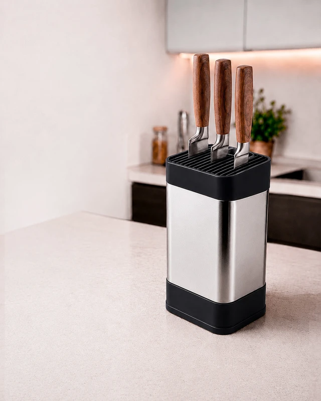 Подставка для ножей, O'Kitchen, 10,5х11х23 см, в ассортименте