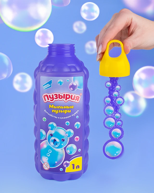 Мыльные пузыри "Пузырия", DREAM MAKERS, 1 л