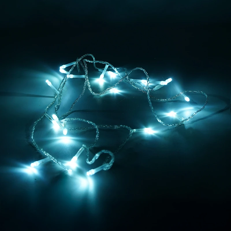Электрогирлянда, 3 м, 20 LED, в ассортименте