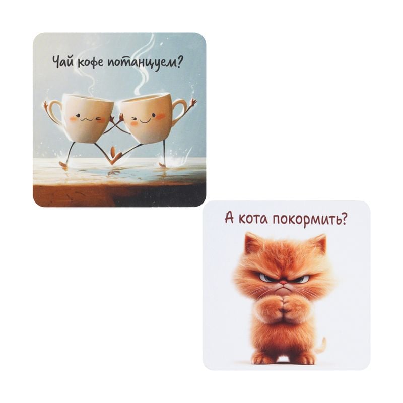 Подставка под кружку, Prank Bank, 2 шт., в ассортименте