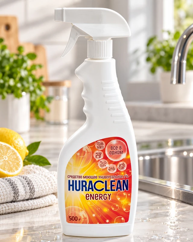 Средство моющее, Huraclean, 500 г, в ассортименте