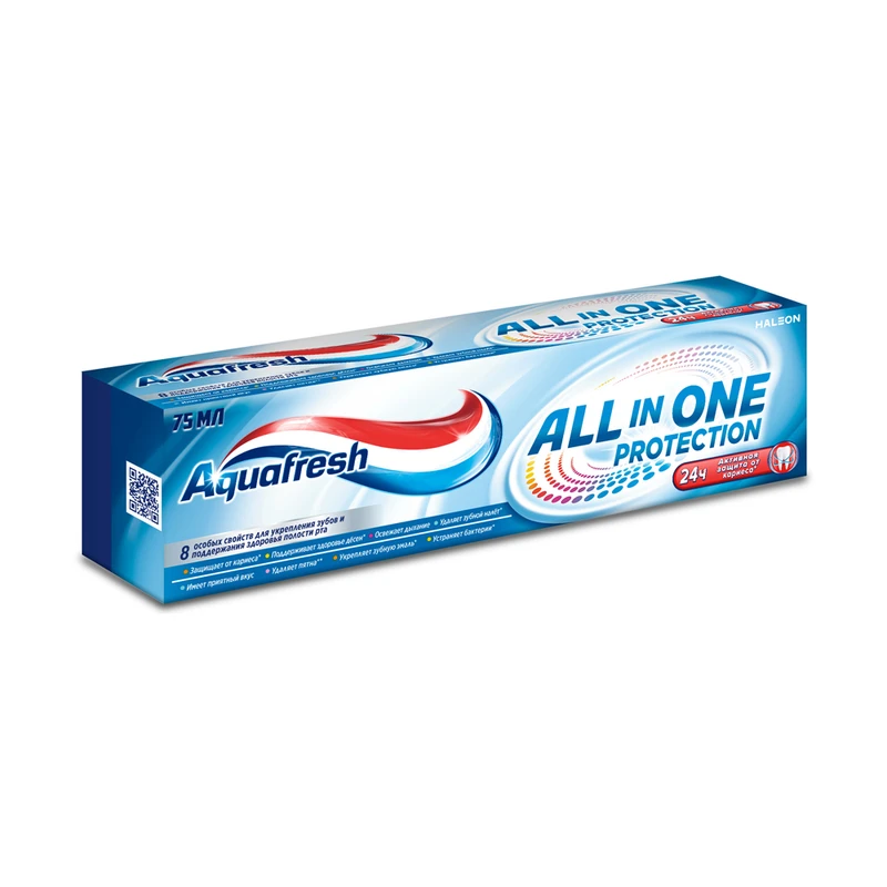 Зубная паста "All In One Protection", Aquafresh, 75 мл