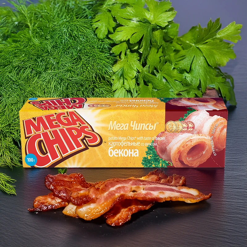 Мегачипсы картофельные, Megachips, 100 г, в ассортименте