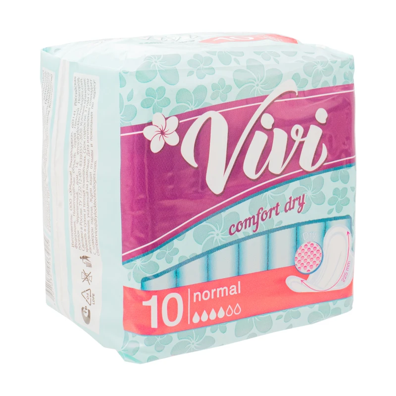 Прокладки "Comfort Dry", VIVI, 10 шт., в ассортименте