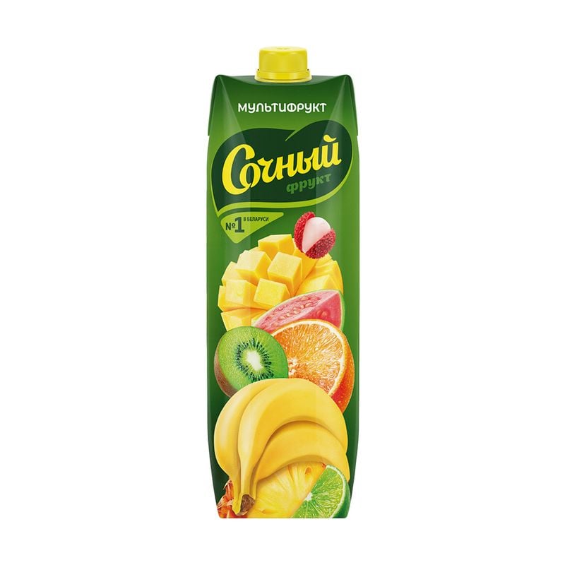 Нектар "Сочный фрукт", Сочный, мультифруктовый, 1 л