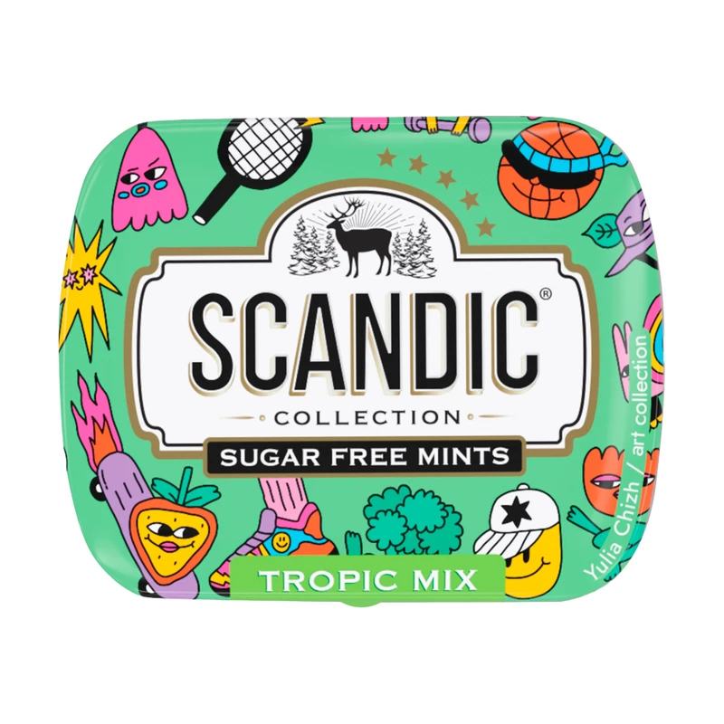 Конфеты, SCANDIC, 14 г, в ассортименте
