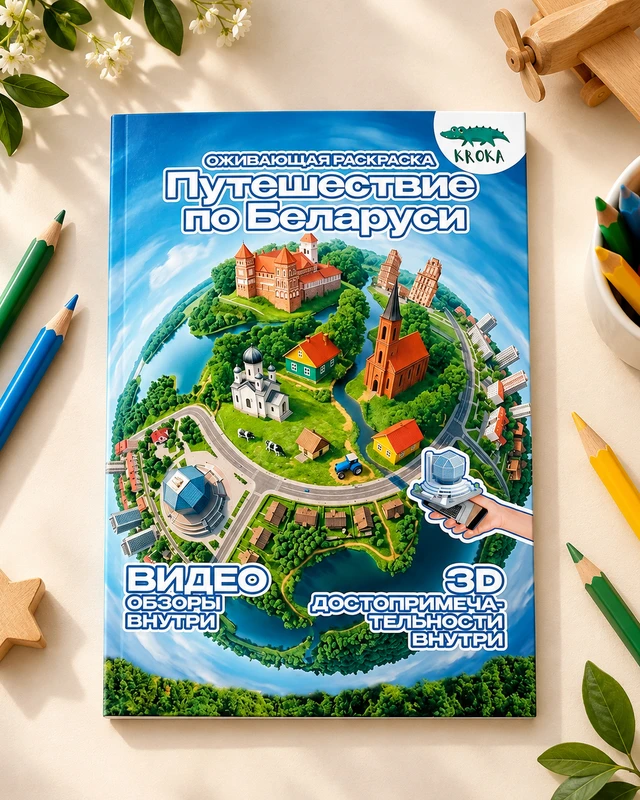 Оживающая раскраска "Smart", KROKA, в ассортименте