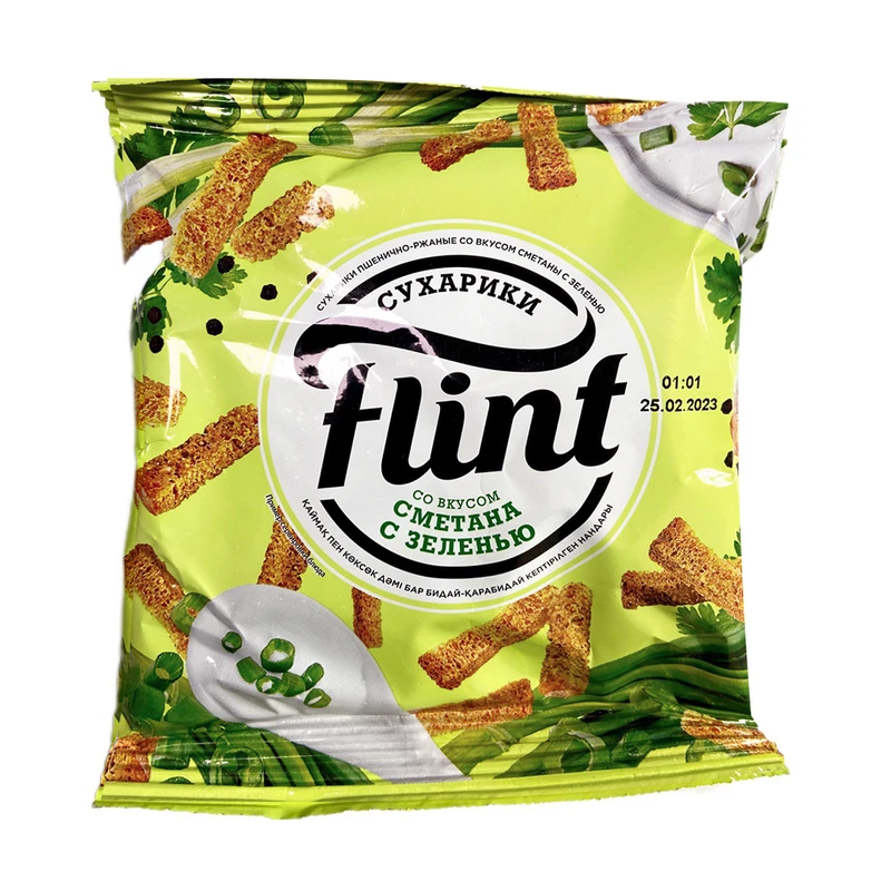 Сухарики ржано-пшеничные, Flint, 60 г, в ассортименте